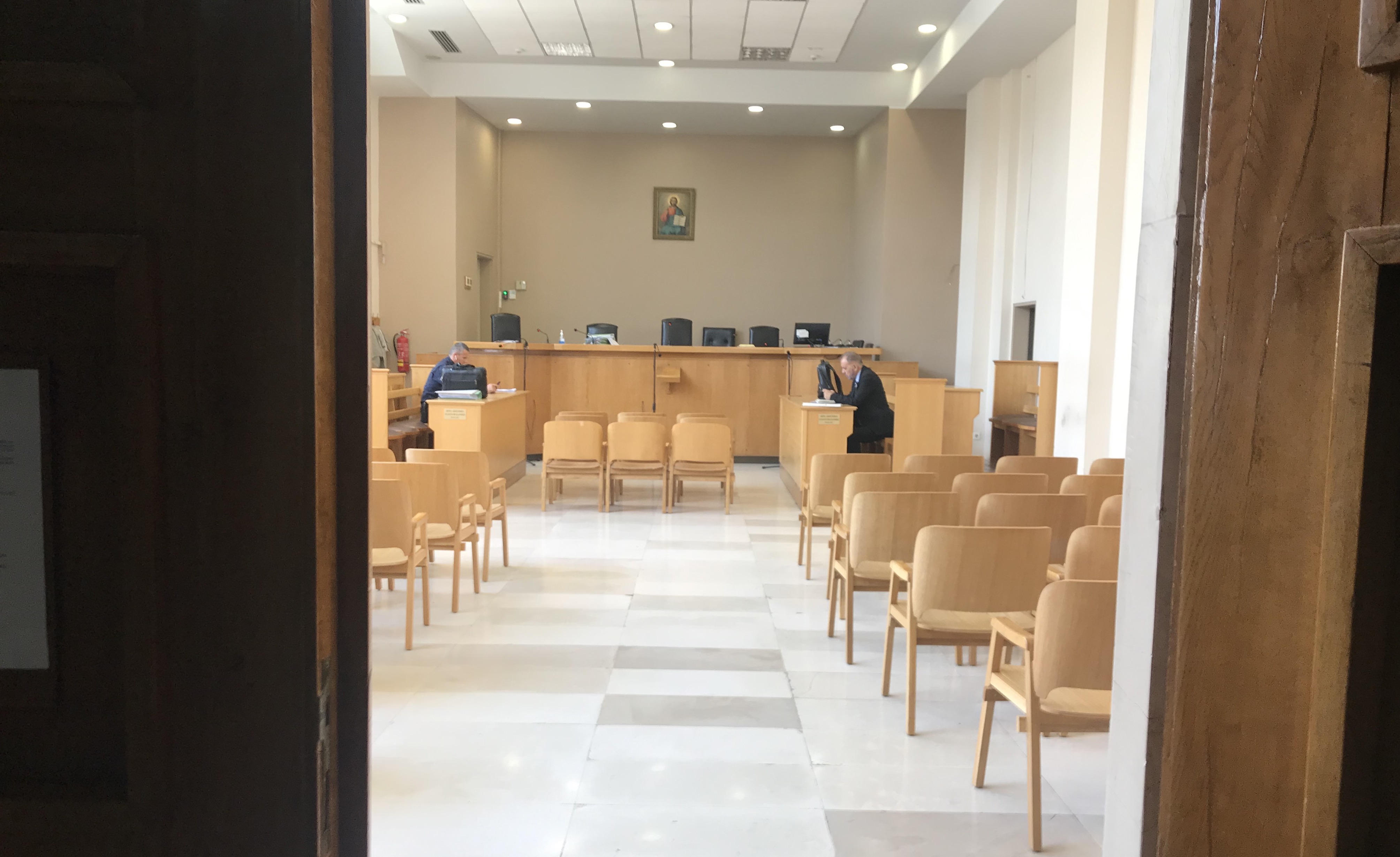 Gerichtssaal in Thessaloniki